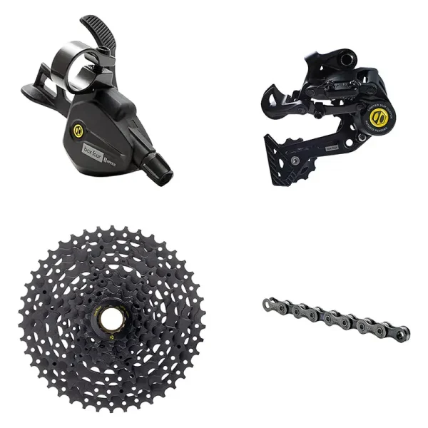 8-Speed MTB Groupset w/11-42T Cassette & Chain 8 speed mtb groupset w11 42t c 0 1750477285 - AROUNDTHECYCLE