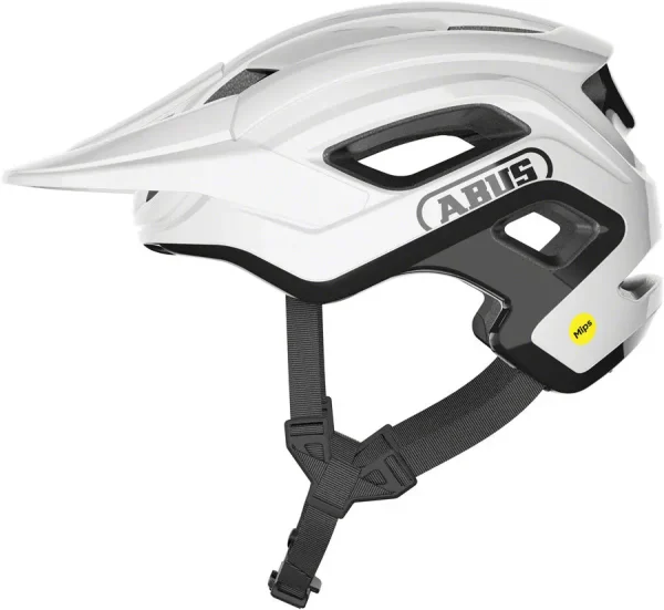 Abus CliffHanger MIPS Mountain Bike Helmet - Gloss White Large abus cliffhanger mips mountain 0 1750475953 - AROUNDTHECYCLE
