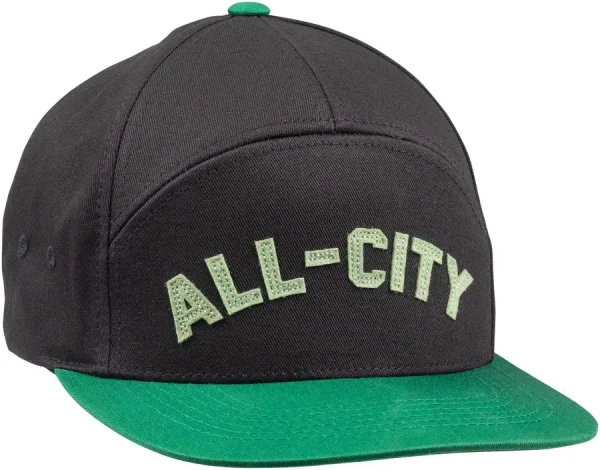 All-City Adjustable Hat Black/Mint Blue Logo Cap all city adjustable hat blackm 0 1750476500 - AROUNDTHECYCLE
