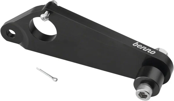 Benno Boost EVO 1-4 Bike Trailer Adapter - Long Black QR benno boost evo 1 4 bike trail 0 1750476002 - AROUNDTHECYCLE