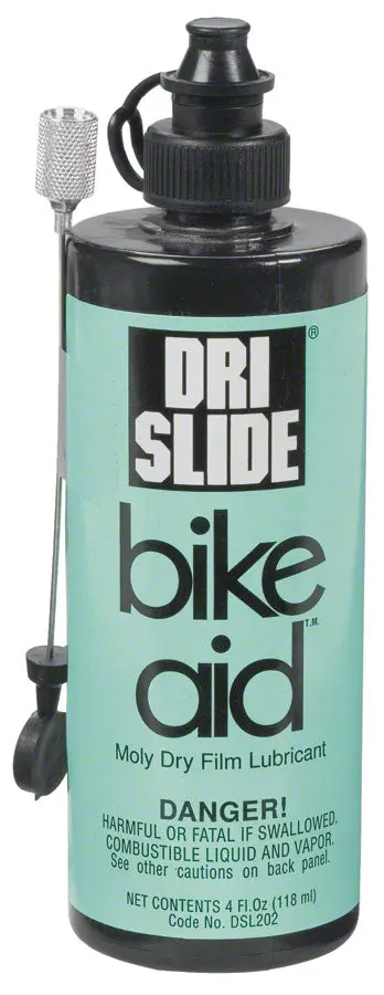 Bike Aid Dri-Slide 4 oz Chain Lube with Precision Needle Nozzle bike aid dri slide 4 oz chain 0 1750477499 - AROUNDTHECYCLE