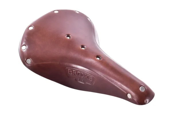 Brooks B17 Leather Bike Saddle - Pre-Owned Brown Leather with Steel Rails brooks b17 leather bike saddle 0 1750475781 - AROUNDTHECYCLE