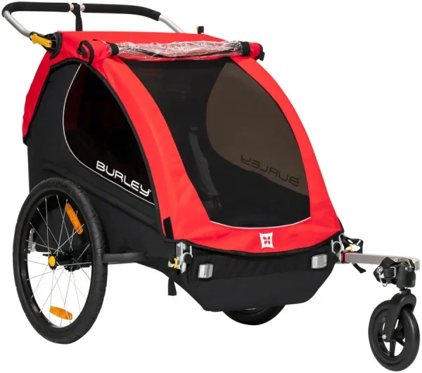 Burley Honey Bee Red Kids Bike Trailer | Lightweight & Safe burley honey bee red kids bike 0 1750477443 - AROUNDTHECYCLE