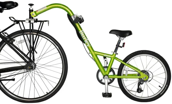 Burley Piccolo 7-Speed Kids Bike Trailer - Green burley piccolo 7 speed kids bi 0 1750476255 - AROUNDTHECYCLE
