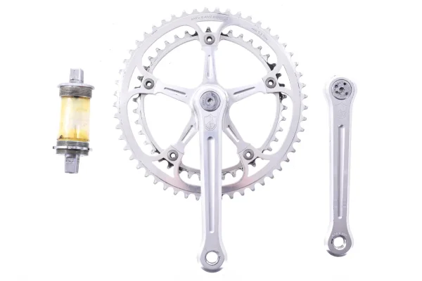 Campagnolo Strada Crankset 170mm Vintage | Used Complete Set w/ Bottom Bracket & Chainrings campagnolo strada crankset 170 0 1750475877 - AROUNDTHECYCLE