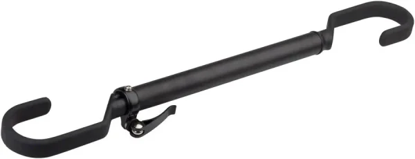 Delta Adjustable Bike Crossbar Adapter - Black Frame Top Tube delta adjustable bike crossbar 0 1750476379 - AROUNDTHECYCLE