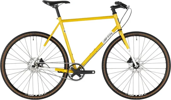 DEMO All-City Steel Single Speed Commuter Bike - 52cm, Lemon Dab demo all city steel single spe 0 1750476036 - AROUNDTHECYCLE