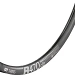 dt swiss r470 wheel rim black 0 1750476003 - AROUNDTHECYCLE
