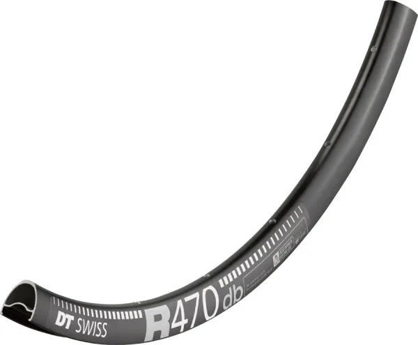 DT Swiss R470 Wheel Rim - Black 700mm Disc Brake Compatible 28H High-Performance dt swiss r470 wheel rim black 0 1750476003 - AROUNDTHECYCLE