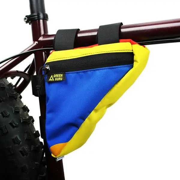 Eco-Friendly Bike Frame Bag - Green Guru Gripster Multi-Color eco friendly bike frame bag gr 0 1750477518 - AROUNDTHECYCLE