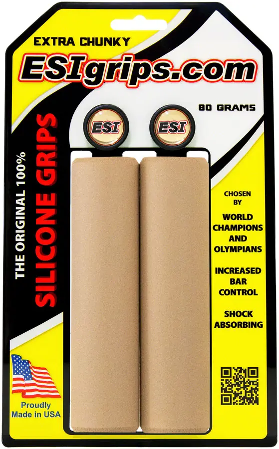 ESI Extra Thick Tan Grips for Ultimate Control & Comfort esi extra thick tan grips for 0 1750475820 - AROUNDTHECYCLE
