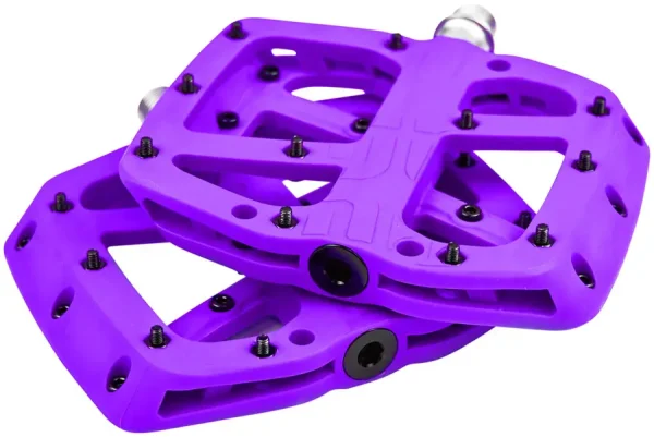 e*thirteen Base Pedals - Eggplant Purple Platform, 9/16 ethirteen base pedals eggplant 0 1750476673 - AROUNDTHECYCLE