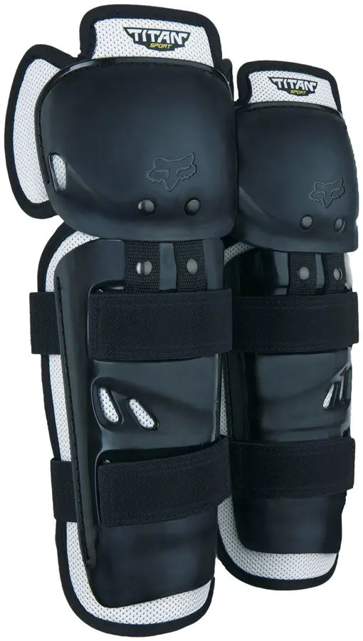 Fox Racing Titan Sport Knee & Shin Guards - Black Protective Gear fox racing titan sport knee sh 0 1750476851 - AROUNDTHECYCLE
