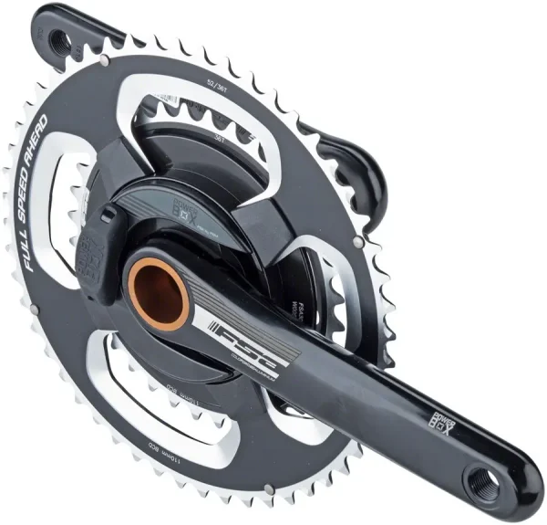 FSA Powerbox Alloy Road Crankset with Powertap Sensor Kit - 170x110BCD fsa powerbox alloy road cranks 0 1750476742 - AROUNDTHECYCLE