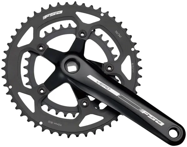 FSA Vero Compact 9-Speed Crankset - 50/34T 170mm Square Taper fsa vero compact 9 speed crank 0 1750476497 - AROUNDTHECYCLE