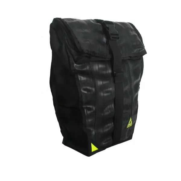 Green Guru Recycled 36L Bike Pannier Backpack - Black Commuter green guru recycled 36l bike p 0 1750475644 - AROUNDTHECYCLE
