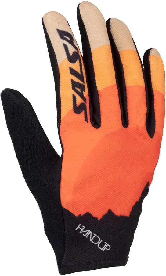 Grip-Enhanced Salsa Dawn Patrol Cycling Gloves Orange/Black grip enhanced salsa dawn patro 0 1750476558 - AROUNDTHECYCLE