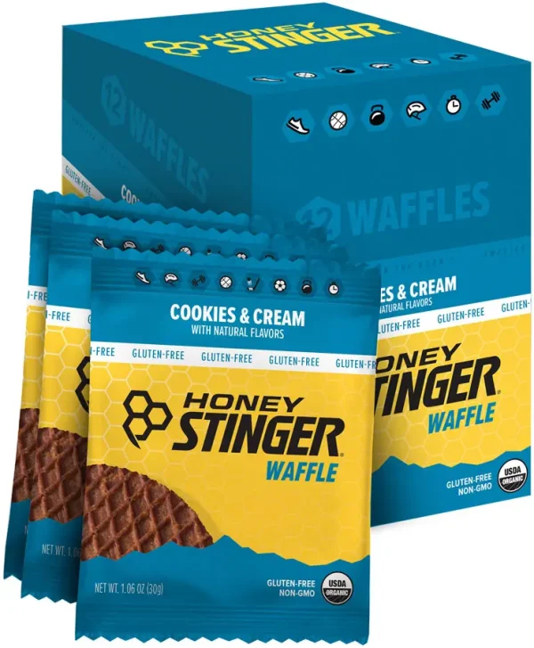 Honey Stinger Organic Energy Waffles - Cookies n' Cream 12 Pack honey stinger organic energy w 0 1750476250 - AROUNDTHECYCLE