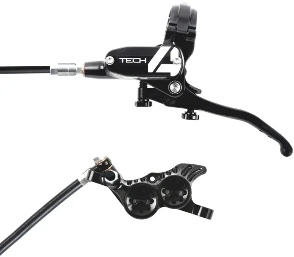 Hope Tech 4 V4 Hydraulic Disc Brake - Rear Post Mount Black hope tech 4 v4 hydraulic disc 0 1750475889 - AROUNDTHECYCLE