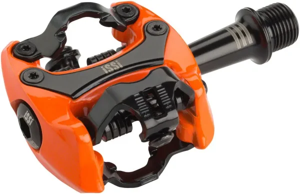 iSSi Flash III Dual-Sided Clipless Pedals - Aluminum 9/16 Orange issi flash iii dual sided clip 0 1750477436 - AROUNDTHECYCLE