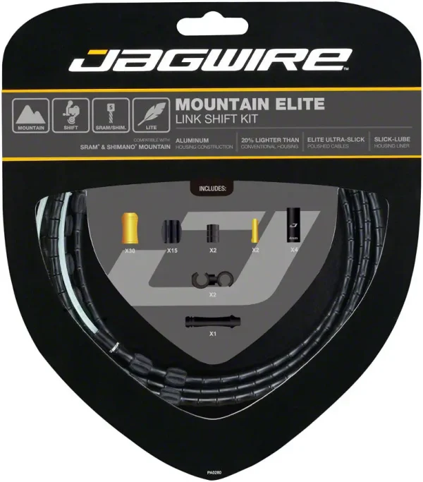 Jagwire Elite MTB Shift Cable Kit - SRAM Shimano Compatible jagwire elite mtb shift cable 0 1750477474 - AROUNDTHECYCLE