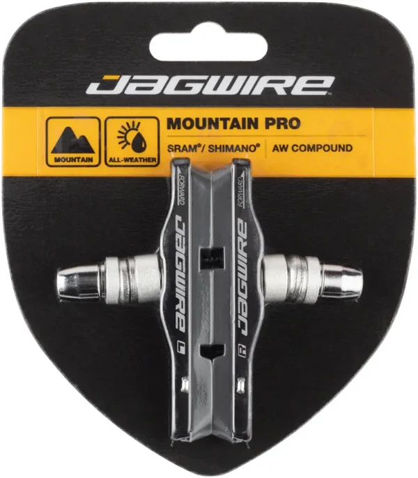 Jagwire Mountain Pro Brake Pads for Threaded Posts Black jagwire mountain pro brake pad 0 1750477353 - AROUNDTHECYCLE