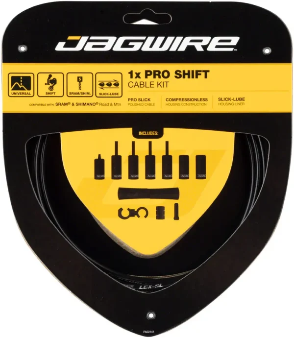 Jagwire Pro 1x Shift Kit for SRAM Shimano Bikes MTB/Road Black jagwire pro 1x shift kit for s 0 1750477302 - AROUNDTHECYCLE