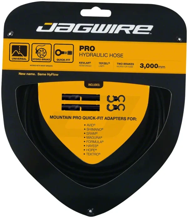 Jagwire Pro 3000mm Hydraulic Brake Hose Kit - Black Upgrade jagwire pro 3000mm hydraulic b 0 1750477215 - AROUNDTHECYCLE