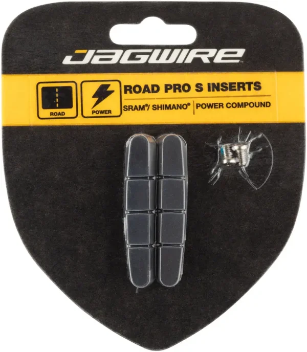 Jagwire Road Pro S Brake Pads for SRAM & Shimano - Black jagwire road pro s brake pads 0 1750477359 - AROUNDTHECYCLE
