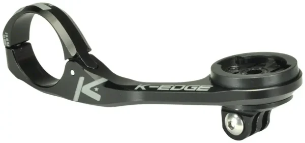 K-Edge Garmin Max XL Bike Mount - Dual Device 31.8mm Black k edge garmin max xl bike moun 0 1750476508 - AROUNDTHECYCLE