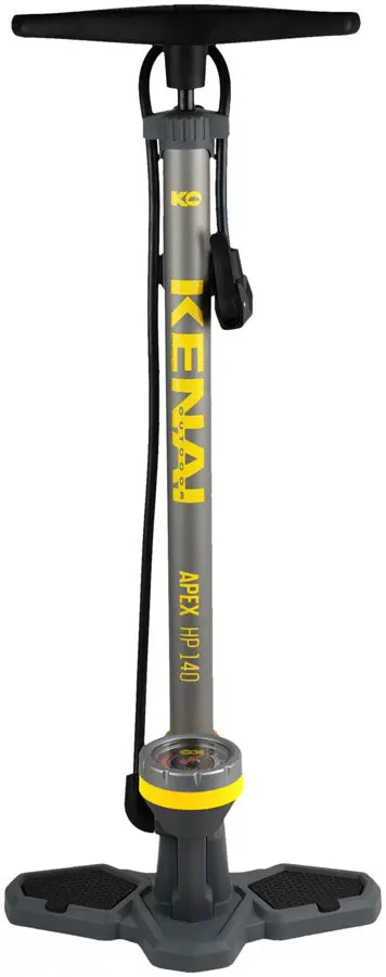 Kenai Apex HP Bike Pump - 140 PSI High Pressure Gray kenai apex hp bike pump 140 ps 0 1750476337 - AROUNDTHECYCLE