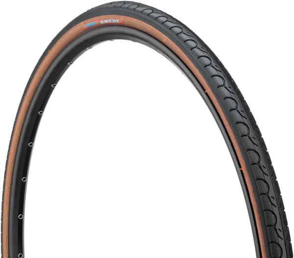 Kenda Kwest 26x1.25 Wire Bead Clincher Bike Tire - Black Mocha kenda kwest 26x125 wire bead c 0 1750477332 - AROUNDTHECYCLE