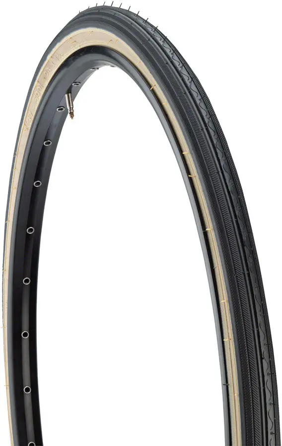 Kenda Street K40 High-Performance Tire - 26x1-3/8 Clincher Wire Black/Tan 30tpi kenda street k40 high performa 0 1750477308 - AROUNDTHECYCLE
