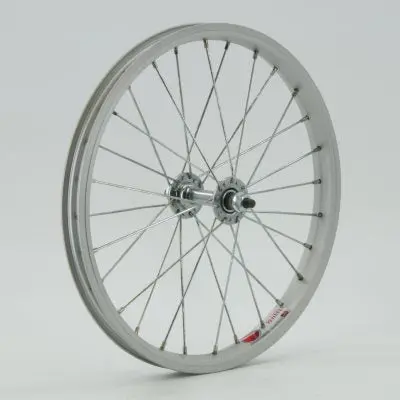 KHS 16 Chrome Front Wheel - 5/16 Axle Bicycle Wheel khs 16 chrome front wheel 516 0 1750477281 - AROUNDTHECYCLE