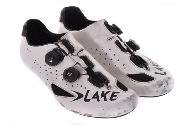 Lake CX237 Carbon Road Bike Shoes w/ Boa Dials - White EU46/US12 lake cx237 carbon road bike sh 0 1750476989 - AROUNDTHECYCLE