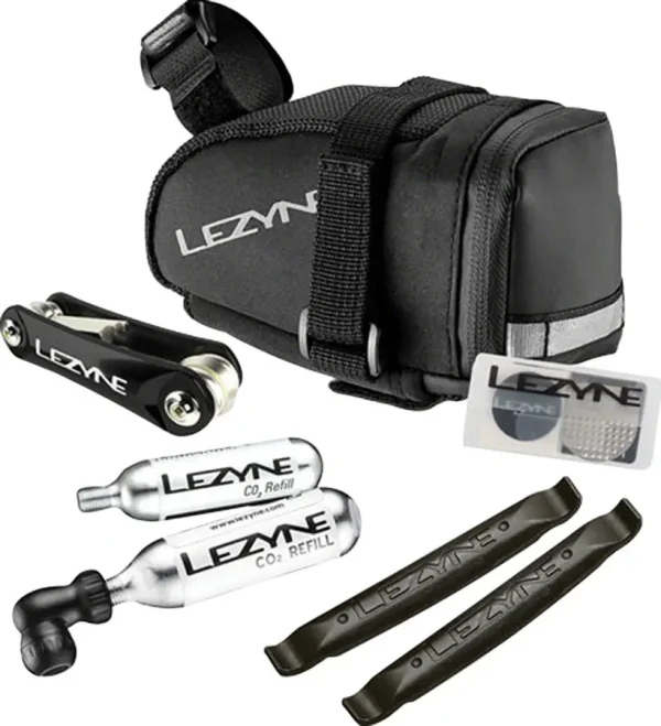 Lezyne M-Caddy Bike Seat Bag with CO2 Inflator & Tools lezyne m caddy bike seat bag w 0 1750475794 - AROUNDTHECYCLE