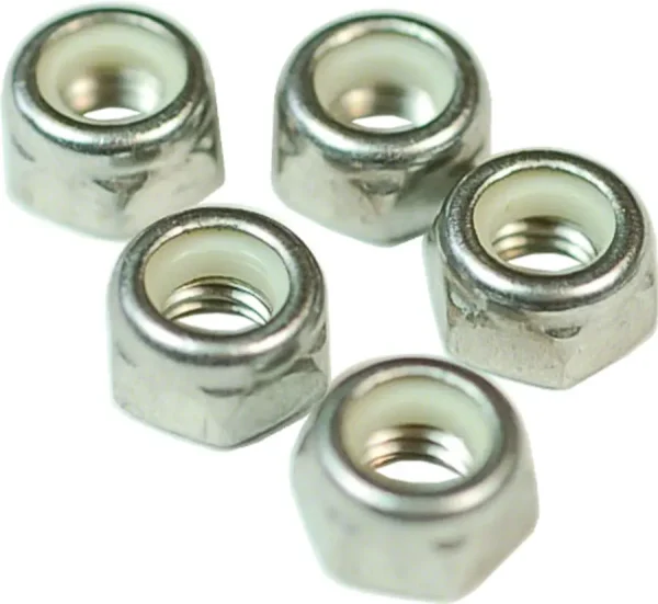 M5 Stainless Steel Nylock Hex Nuts - 100-Pack Corrosion Resistant m5 stainless steel nylock hex 0 1750476928 - AROUNDTHECYCLE