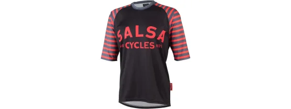Men's Black & Salmon Salsa Devour Cycling Jersey - XL mens black salmon salsa devour 0 1750477518 - AROUNDTHECYCLE