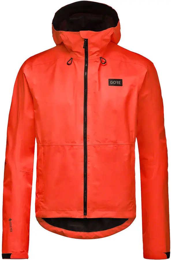 Men's GORE Endure Fireball Red Waterproof Jacket - Large mens gore endure fireball red 0 1750476619 - AROUNDTHECYCLE