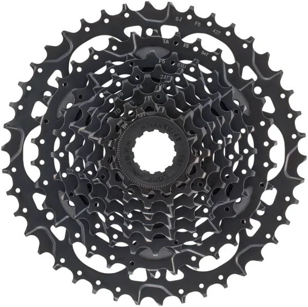 microSHIFT Acolyte 8-Speed ED Coated Road Bike Cassette - Black microshift acolyte 8 speed ed 0 1750475640 - AROUNDTHECYCLE