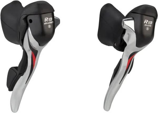 microSHIFT R10 Shimano-Compatible Drop Bar Shifters | 2x10 Speed Short Reach Lever Set microshift r10 shimano compati 0 1750476644 - AROUNDTHECYCLE