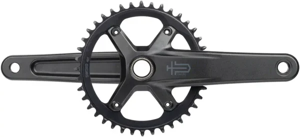 microSHIFT Sword Lightweight 1x Crankset - Black | 10-Speed microshift sword lightweight 1 0 1750475654 - AROUNDTHECYCLE