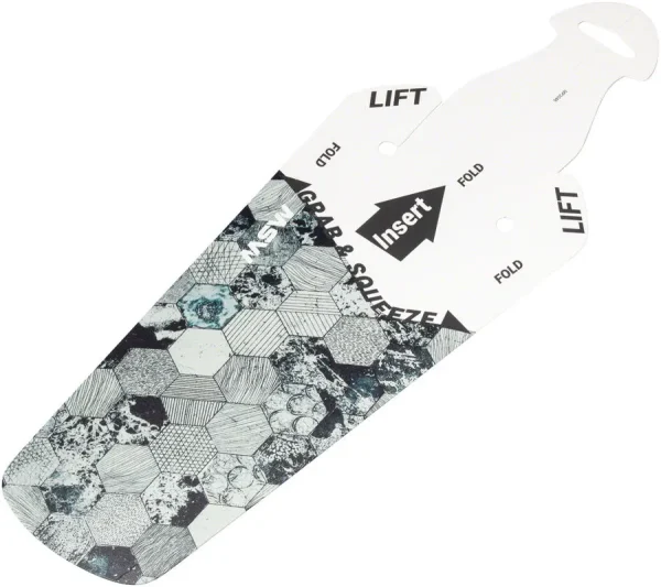 MSW Rear Splash Guard Fender - Geometric Car Design msw rear splash guard fender g 0 1750477266 - AROUNDTHECYCLE