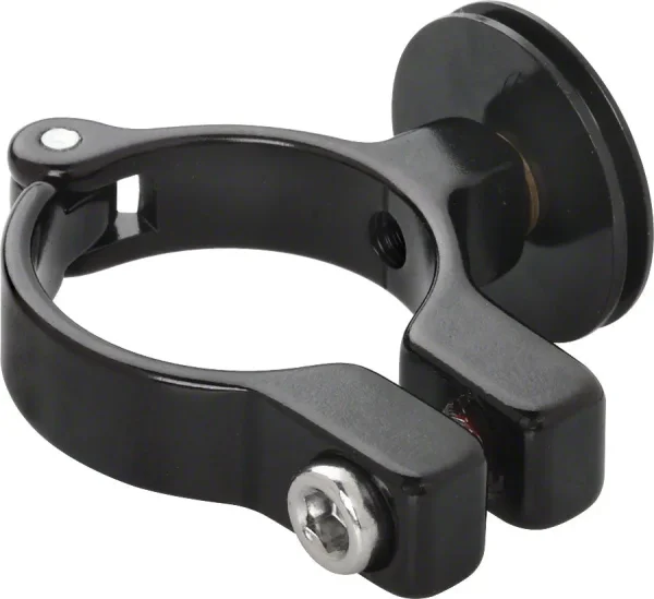 MTB Brake Cable Pulley Clamp - 28.6mm Black by Problem Solvers mtb brake cable pulley clamp 2 0 1750476329 - AROUNDTHECYCLE