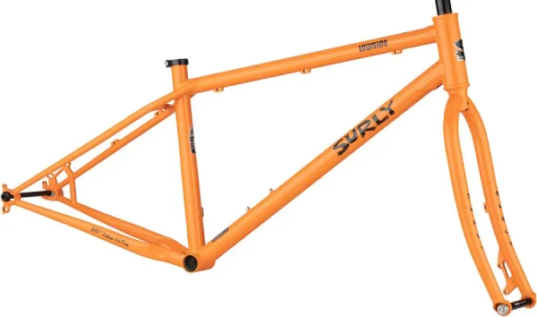New Surly Lowside MTB Frame Set in Dream Tangerine new surly lowside mtb frame se 0 1750476344 - AROUNDTHECYCLE