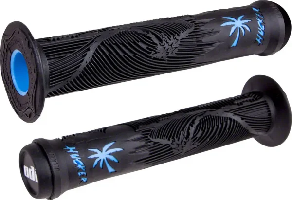ODI Hucker BMX Bike Grips | Black & Blue Signature Handlebar Tape odi hucker bmx bike grips blac 0 1750477428 - AROUNDTHECYCLE