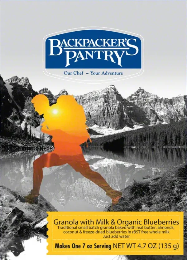 Organic Blueberry Granola & Milk | Backpacker's Pantry Single Serve Meal organic blueberry granola milk 0 1750476893 - AROUNDTHECYCLE