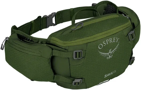 Osprey Savu 5 Lightweight Lumbar Pack - Green Running Waist Bag osprey savu 5 lightweight lumb 0 1750477083 - AROUNDTHECYCLE