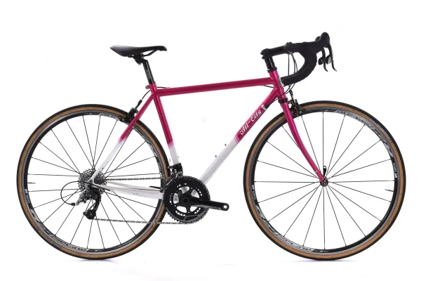 Pre-Owned All-City Mr. Pink Road Bike - 49cm Steel Frame, SRAM Rival pre owned all city mr pink roa 0 1750476375 - AROUNDTHECYCLE