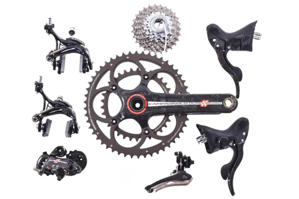 Pre-Owned Campagnolo Super Record 2x11 Mech Rim Brake Groupset pre owned campagnolo super rec 0 1750475836 - AROUNDTHECYCLE